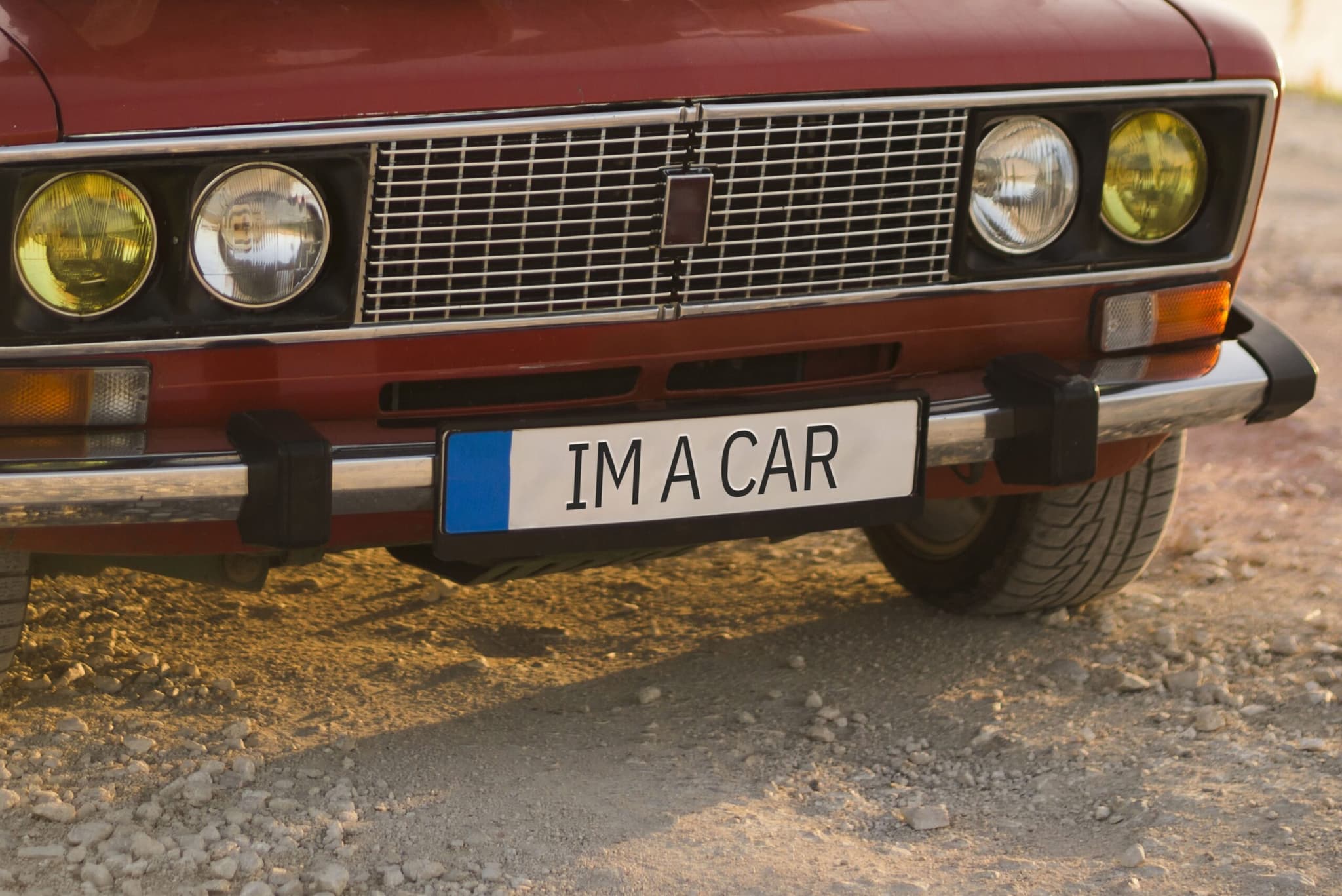 plaque immatriculation rouge