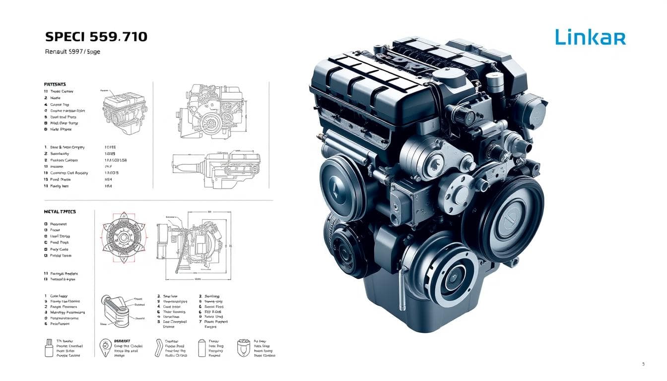 information moteur renault 589 710